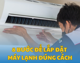 8 Bước Để Lắp Đặt Máy Lạnh Đúng Cách