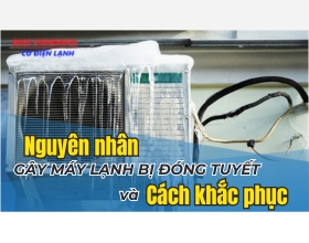 Nguyên nhân gây máy lạnh bị đóng tuyết  và Cách khắc phục