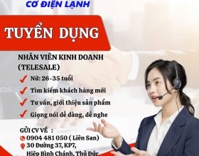 Tuyển Dụng Nhân Viên Kinh Doanh Tháng 07.2025 (Telesale) - 06 Nữ