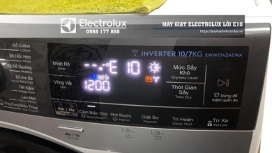 Cách Sửa Máy Giặt Electrolux Báo Lỗi E10