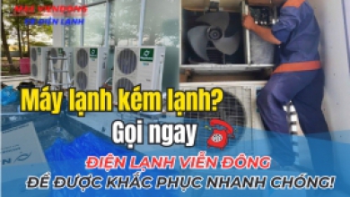 Máy lạnh kém lạnh? Gọi ngay Điện Lạnh Viễn Đông để được khắc phục nhanh chóng!