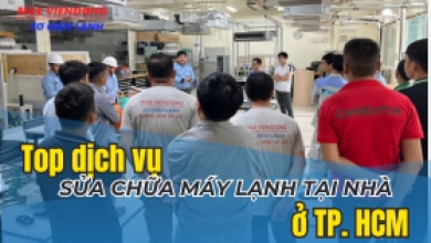 Top dịch vụ sửa chữa máy lạnh tại nhà ở TP. HCM